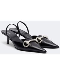 Gucci - Boulevard Leather Slingback Pumps - Lyst