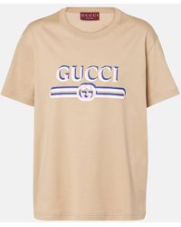 Gucci - Cotton Jersey T-Shirt With Print, Ready-To-Wear - Lyst