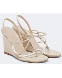 Christopher Esber - Molten Wedge Thong Sandals - Lyst