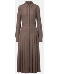 Gabriela Hearst - Ethel Wool And Cashmere Shirt Dress - Lyst