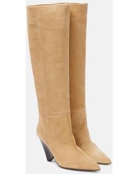 Isabel Marant - Lakita Suede Knee-High Boots - Lyst