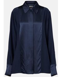 JOSEPH - Childs Silk Satin Shirt - Lyst