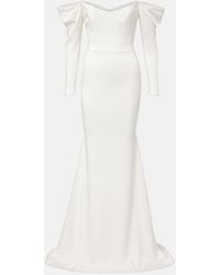 Alex Perry - Bridal Bustier-Robe Aus Satin - Lyst