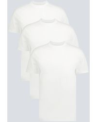 Prada - Three Pack Cotton-jersey T-shirts - Lyst