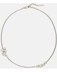 Givenchy - Crystal Pearl Necklace - Lyst