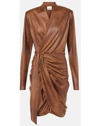 Isabel Marant - Aleora Draped Wrap Dress - Lyst