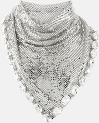Rabanne - Crystal-embellished Chainmail Necklace - Lyst