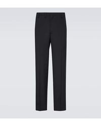 Visvim - Dalton Wool And Linen Straight Pants - Lyst