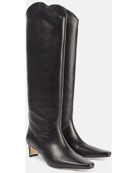 STAUD - Bottes Western Wally 55 En Cuir - Lyst