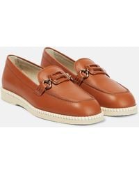 Hogan - H642 Leather Loafers - Lyst