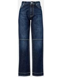 Jean Paul Gaultier - Cutout High-Rise Wide-Leg Jeans - Lyst