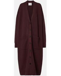 Jil Sander - Oversize-Cardigan Aus Wolle - Lyst
