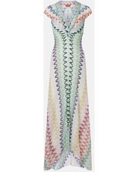 Missoni - Zigzag Lame Maxi Dress - Lyst