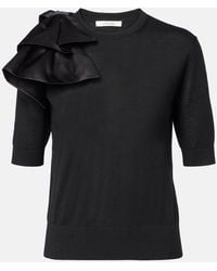Dorothee Schumacher - Chic Merino Virgin Wool Ruffled Sweater - Lyst
