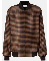 Saint Laurent - Wool Teddy Bomber Jacket - Lyst