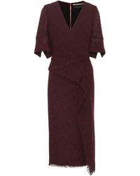 Roland Mouret Drapiertes 'Marengo' Midikleid - Rot