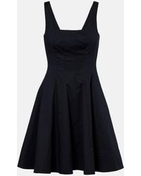 STAUD - Wells Cotton Minidress - Lyst