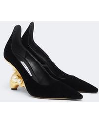 Jimmy Choo - Ithaca Embellished Velvet Pumps - Lyst
