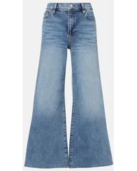 FRAME - Jeans A Gamba Larga Le Palazzo Crop - Lyst
