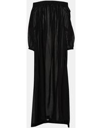 Alaïa - Off-Shoulder Maxi Dress - Lyst