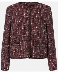 Etro - Cropped Cotton-Blend Boucle Jacket - Lyst