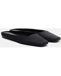 STAUD - Otto Satin Mules - Lyst