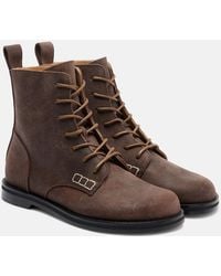 JW Anderson - Suede Ankle Boots - Lyst