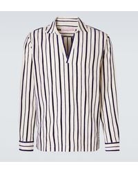 Orlebar Brown - Ridley Striped Cotton-Blend Shirt - Lyst