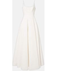 STAUD - Bridal Maxikleid Joy Aus Einem Baumwollgemisch - Lyst