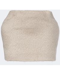 Magda Butrym - Mohair And Wool-Blend Miniskirt - Lyst