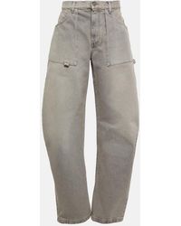 The Attico - Effie High-Rise Barrel-Leg Jeans - Lyst