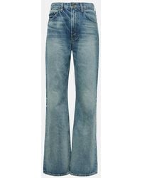Nili Lotan - Mitchell Low-rise Wide-leg Jeans - Lyst
