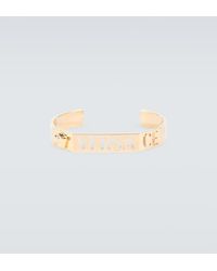 Versace - Logo Cuff Bracelet - Lyst