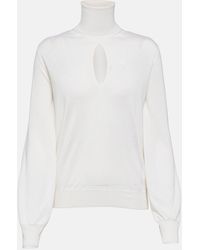 Tom Ford - Cutout Cashmere And Silk Turtleneck Sweater - Lyst