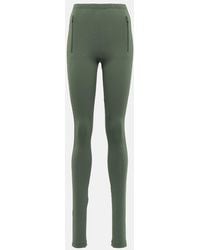 Wardrobe NYC - Side Split High-Rise Leggings - Lyst