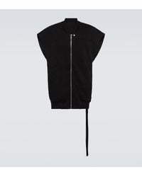 Rick Owens - Oversized Cotton Jersey Vest - Lyst