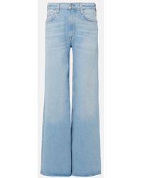 Citizens of Humanity - Loli Mid-Rise Wide-Leg Jeans - Lyst