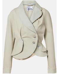 Vivienne Westwood - Stormy Faded Denim Jacket - Lyst