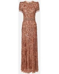 Jenny Packham - Roxy Embellished Gown - Lyst