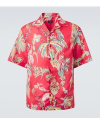 Etro - Paisley Cotton Bowling Shirt - Lyst