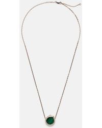 Repossi - Collar Antifer De Oro De 18 Ct Con Malaquita Y Diamantes - Lyst