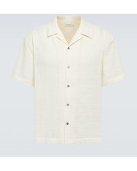 FRAME - Camicia bowling in cotone - Lyst