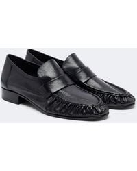 The Row - Soft Eel Leather Loafers - Lyst