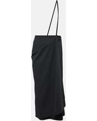 Lemaire - Virgin Wool Wrap Skirt - Lyst