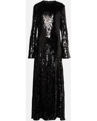 ROTATE BIRGER CHRISTENSEN - Maxikleid Mit Pailletten - Lyst
