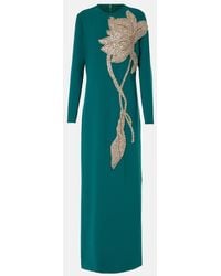 Costarellos - Elea Embellished Crepe Gown - Lyst