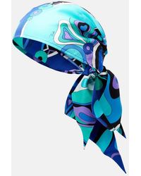 PUCCI - Iride Silk Twill Head Wrap - Lyst