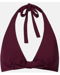 Eres - Style Bow-Detail Bikini Top - Lyst