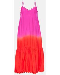Juliet Dunn - Ombre Silk Midi Dress - Lyst