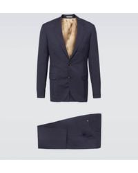 Brunello Cucinelli - Single-breasted Wool And Silk Suit - Lyst